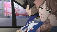 Leon with his fiance, Catherine Glass.