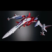 DX Chogokin Super Parts for YF-29 Durandal (Alto Saotome Use) (Tamashii Nations Exclusive, June 2011); fighter mode
