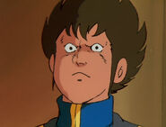 Hayao Kakizaki's first appearance in Super Dimension Fortress Macross.