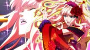 Sheryl doing her diva thing in an art plate from Uta Macross.