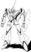 Front view (Battroid mode)