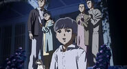 Shin as a child with his familly witnessing the light when the ASS-1 first crashed on Earth.