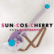 Commercial reproduction of Mylene's bass guitar by SUN-COS-CHERRY, released on June 6, 2018. Retailed at 14,500 yen.[2]