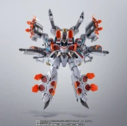 DX Chogokin VF-31S Armored Siegfried (Arad Mölders colors) showing open missile hatches