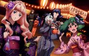 Promotional festival image featuring Ranka, Alto Saotome and Sheryl Nome.