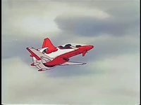 Hikaru's Fan Racer on its way to South Ataria Island.