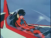 Hikaru flying his Fan Racer.