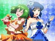 Ranka singing a duet with Lynn Minmay.