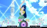 Minmay on the SkyTree stage, made available during the Macross Blue Moon Show Case in Tokyo SkyTree.