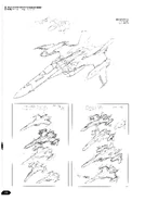 Early draft design (Macross Shoji Kawamori Designer's Note) (3)