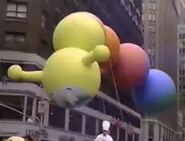 Wiggle Worm during the 1995 parade NBC telecast