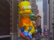Bart during the 1995 parade NBC telecast (Credit: NBC)