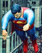 Superman's left arm was bent in 1980.