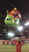 The balloon takes its first flight at the DakotaDome