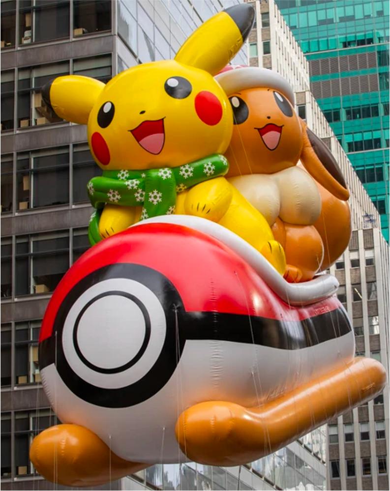 Pikachu and Eevee feature in the Macy's Thanksgiving Day Parade (Video) -  My Nintendo News