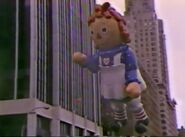 The Raggedy Ann's Appearance on the 1985 CBS Broadcast (Screenshot Courtesy of CBS)