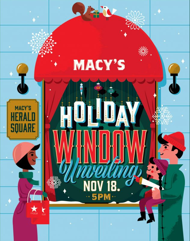 Macy's Herald Square unwraps its 2022 holiday window displays