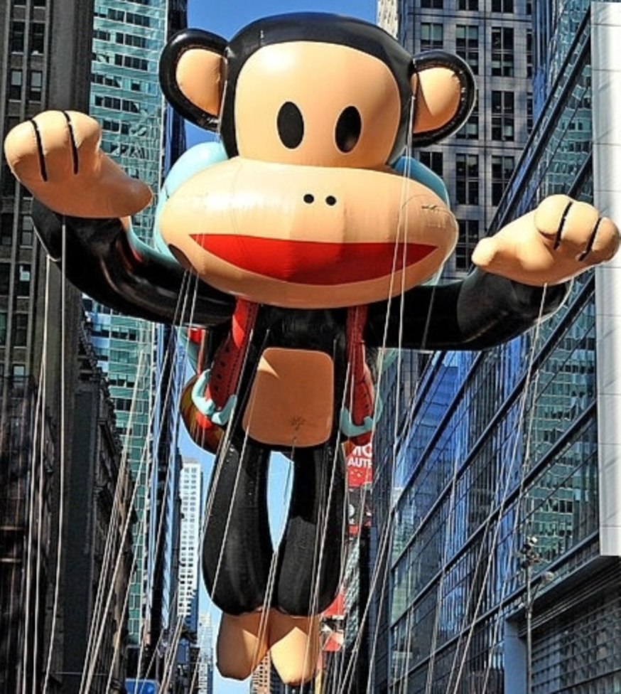 sock monkey balloons