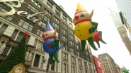 The Holiday Elves during the 2009 parade NBC telecast.