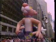 The Pink Panther suffered damage to his stomach in the 1995 Parade.