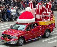 Macy's Festive Ram Truck