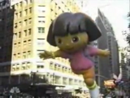 Dora the Explorer balloon in the 2008 Parade on the NBC Telecast