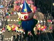 Charlie during the 2000 parade NBC telecast.
