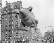 One of the Crocodile's legs was deflated in 1952.