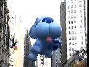 Blue, during her last flight on the 2002 NBC Telecast. (Screenshot: NBC)