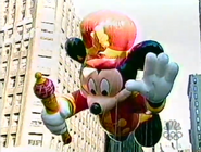 Mickey Mouse during the 2000 parade NBC telecast