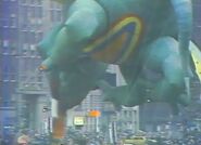 Happy Dragon's head was punctured in the 1978 parade.