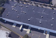 A bird's eye view of the Macy's Parade Warehouse on Google Maps.