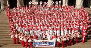 Members of Macy's own Great American Marching Band, which has been a staple in the Parade since 2006