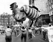 Bullwinkle's nose lost helium during the 1982 parade and was removed.