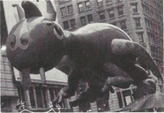 The World's Happiest Dragon, as he reaches 34th Street in 1975