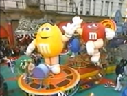 M&M's during their appearances in the 2001 NBC telecast. (Screenshot: NBC)