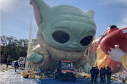 Grogu and Ronald before their tesflights at Citifield & balloonfest 2021.