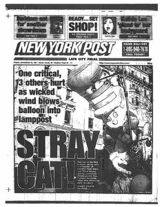 Macy's Parade 1997 Newspaper