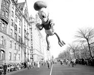 Donald Duck's left foot was deflated in the 1963 Parade.