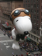 Snoopy as the Flying Ace in the 2009 Parade