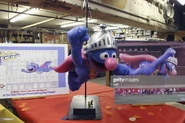That same sketch along with the model and a picture of a test flight