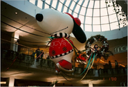 Mini replica of the Snoopy balloon was used in Macy's stores in around 2000.