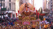 Tom Turkey during the 2019 parade NBC telecast