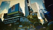 Arthur made it to Macy's, with his right arm damaged and a deflated right ear in his 1997 Parade debut. (Photo: Eric Sturrock)
