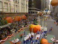 The Football during the 1995 parade NBC telecast