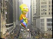 Bart during his appearance in the 1992 NBC telecast (Screenshot: NBC)