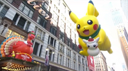 Pikachu during the 2017 NBC telecast; this footage would be used again in 2020.