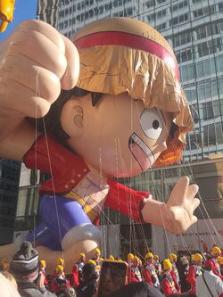 Monkey D. Luffy, Macy's Thanksgiving Day Parade Wiki