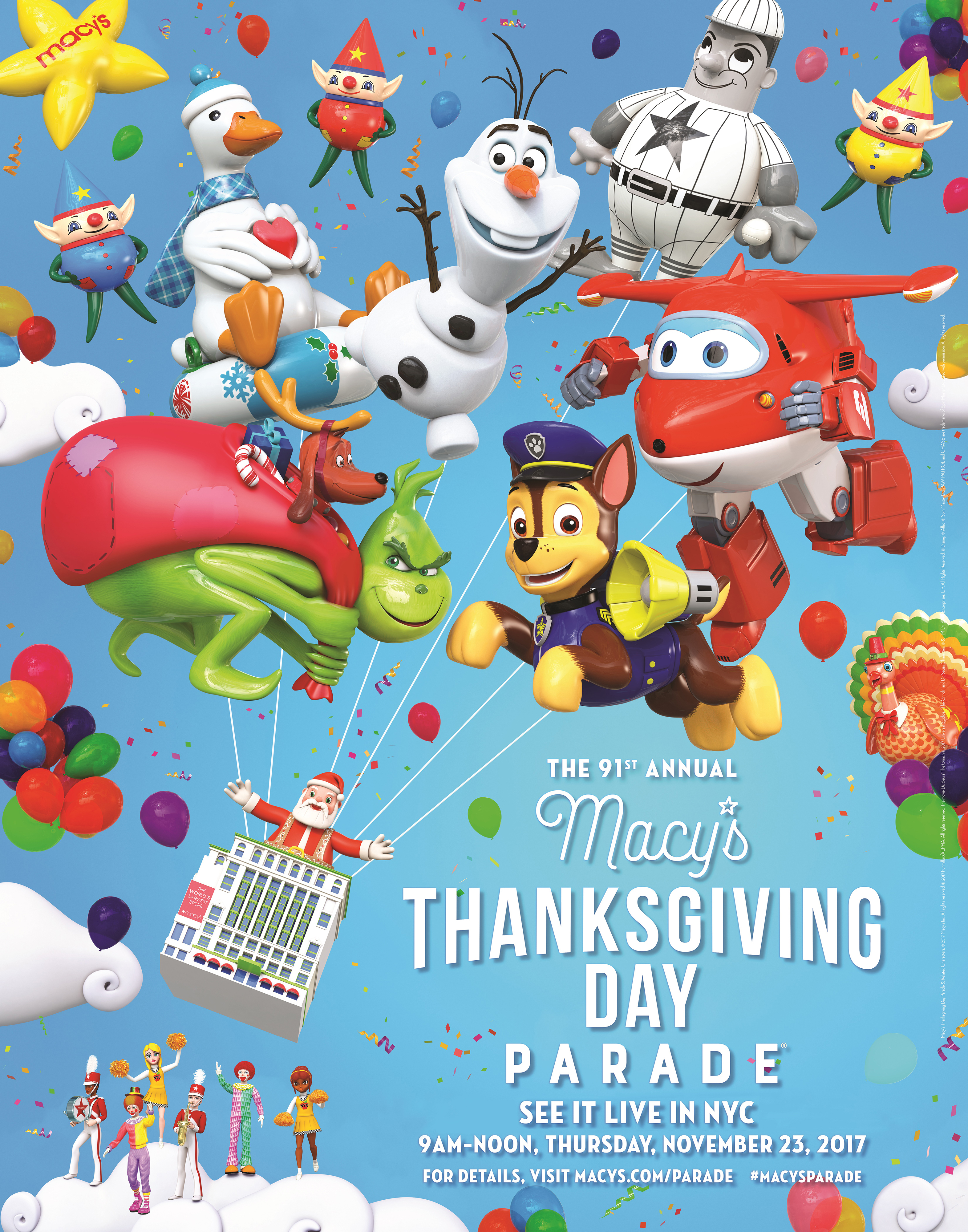 The 91st Annual Macy S Thanksgiving Day Parade Macy S Thanksgiving Day Parade Wiki Fandom