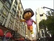 Dora the Explorer balloon in the 2007 Parade on the NBC Telecast